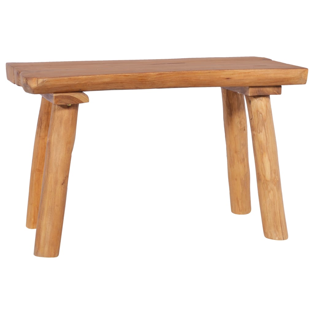 vidaXL Gartenbank Massivholz Teak
