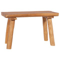 vidaXL Gartenbank Massivholz Teak