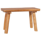 vidaXL Gartenbank Massivholz Teak