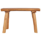 vidaXL Gartenbank Massivholz Teak