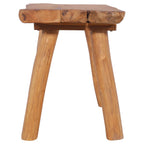 vidaXL Gartenbank Massivholz Teak