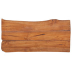 vidaXL Gartenbank Massivholz Teak