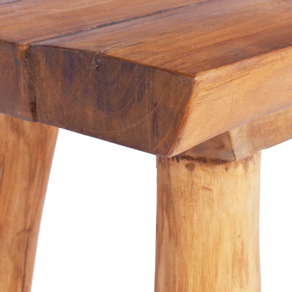 vidaXL Gartenbank Massivholz Teak