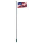 vidaXL Flagge der Vereinigten Staaten und Mast Aluminium 6,2 m