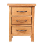 vidaXL Nachttische 2 Stk. 40x30x54 cm Massivholz Eiche