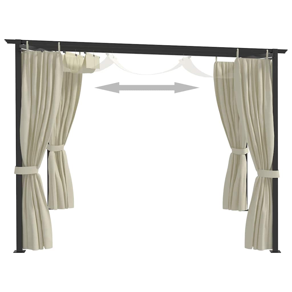 vidaXL Pavillon 4 x 3 m Creme