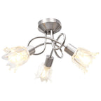 vidaXL Deckenleuchte Glas-Lampenschirme für 3 E14 Glühlampen