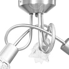 vidaXL Deckenleuchte Glas-Lampenschirme für 3 E14 Glühlampen