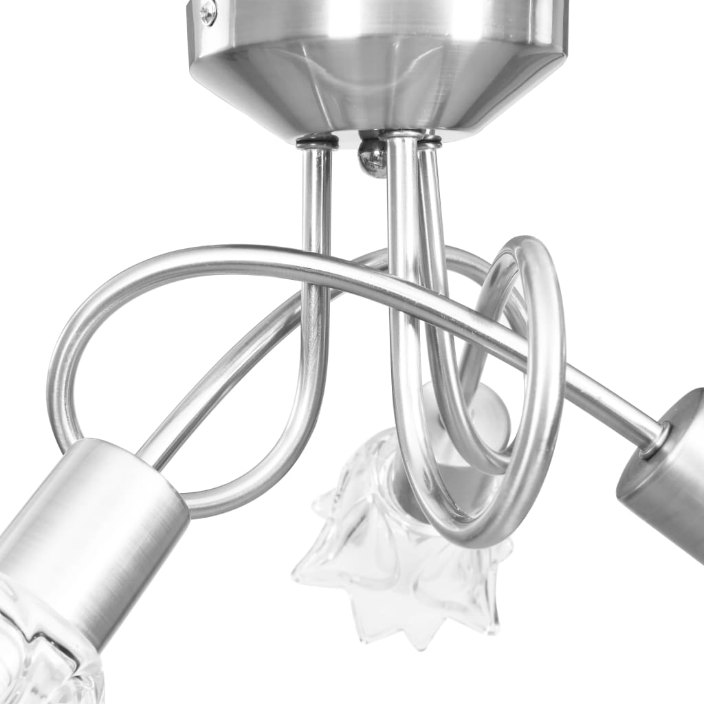 vidaXL Deckenleuchte Glas-Lampenschirme für 3 E14 Glühlampen