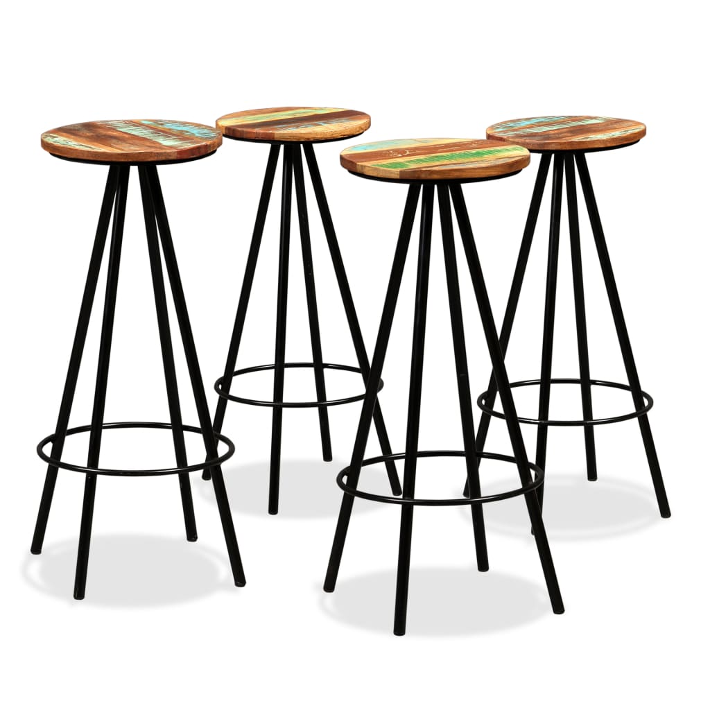 vidaXL 9-tlg. Bar-Set Massivholz Akazie und Altholz