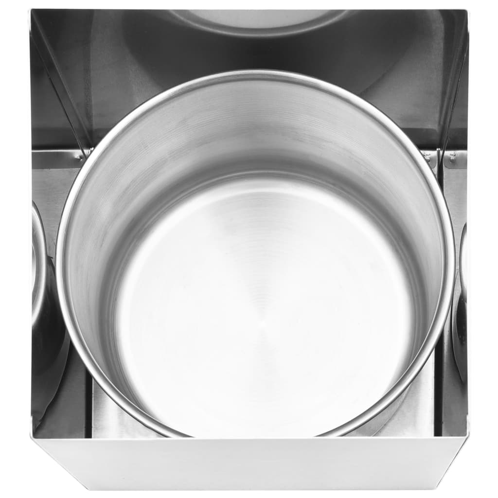 vidaXL Saucenspender Edelstahl 3,5 L