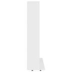 vidaXL CD-Regal Weiß 100x23x89,5 cm Holzwerkstoff