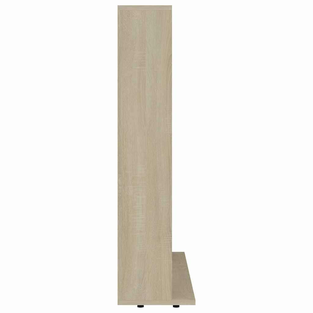 vidaXL CD-Regal Sonoma-Eiche 100x23x89,5 cm Holzwerkstoff