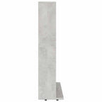 vidaXL CD-Regal Betongrau 100x23x89,5 cm Holzwerkstoff