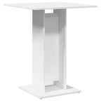 vidaXL Bistrotisch Weiß 60x60x75 cm Holzwerkstoff