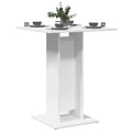 vidaXL Bistrotisch Weiß 60x60x75 cm Holzwerkstoff