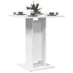vidaXL Bistrotisch Weiß 60x60x75 cm Holzwerkstoff