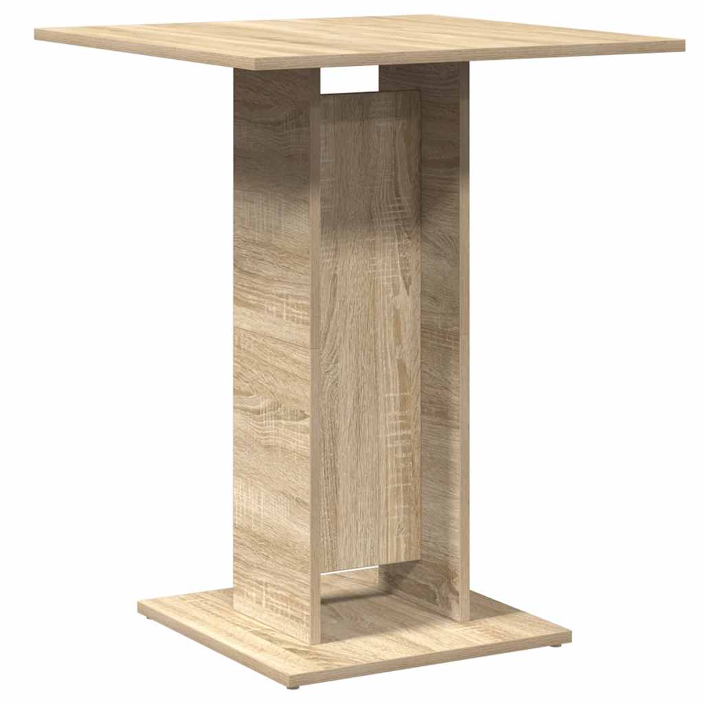 vidaXL Bistrotisch Sonoma-Eiche 60x60x75 cm Holzwerkstoff