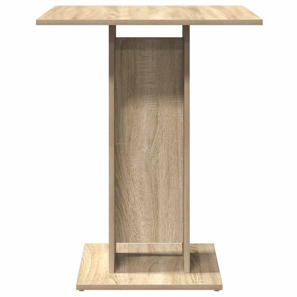 vidaXL Bistrotisch Sonoma-Eiche 60x60x75 cm Holzwerkstoff
