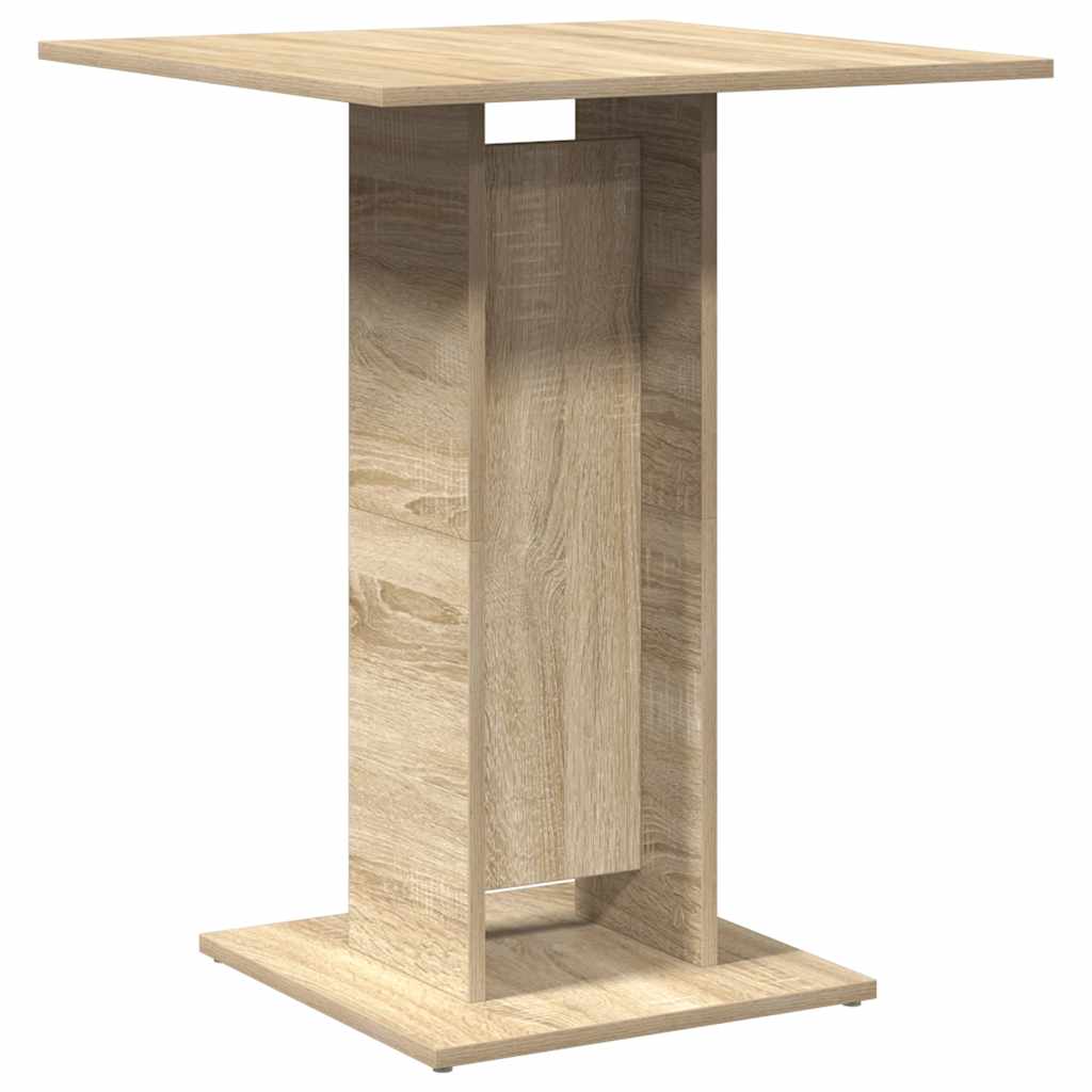 vidaXL Bistrotisch Sonoma-Eiche 60x60x75 cm Holzwerkstoff