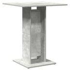 vidaXL Bistrotisch Betongrau 60x60x75 cm Holzwerkstoff