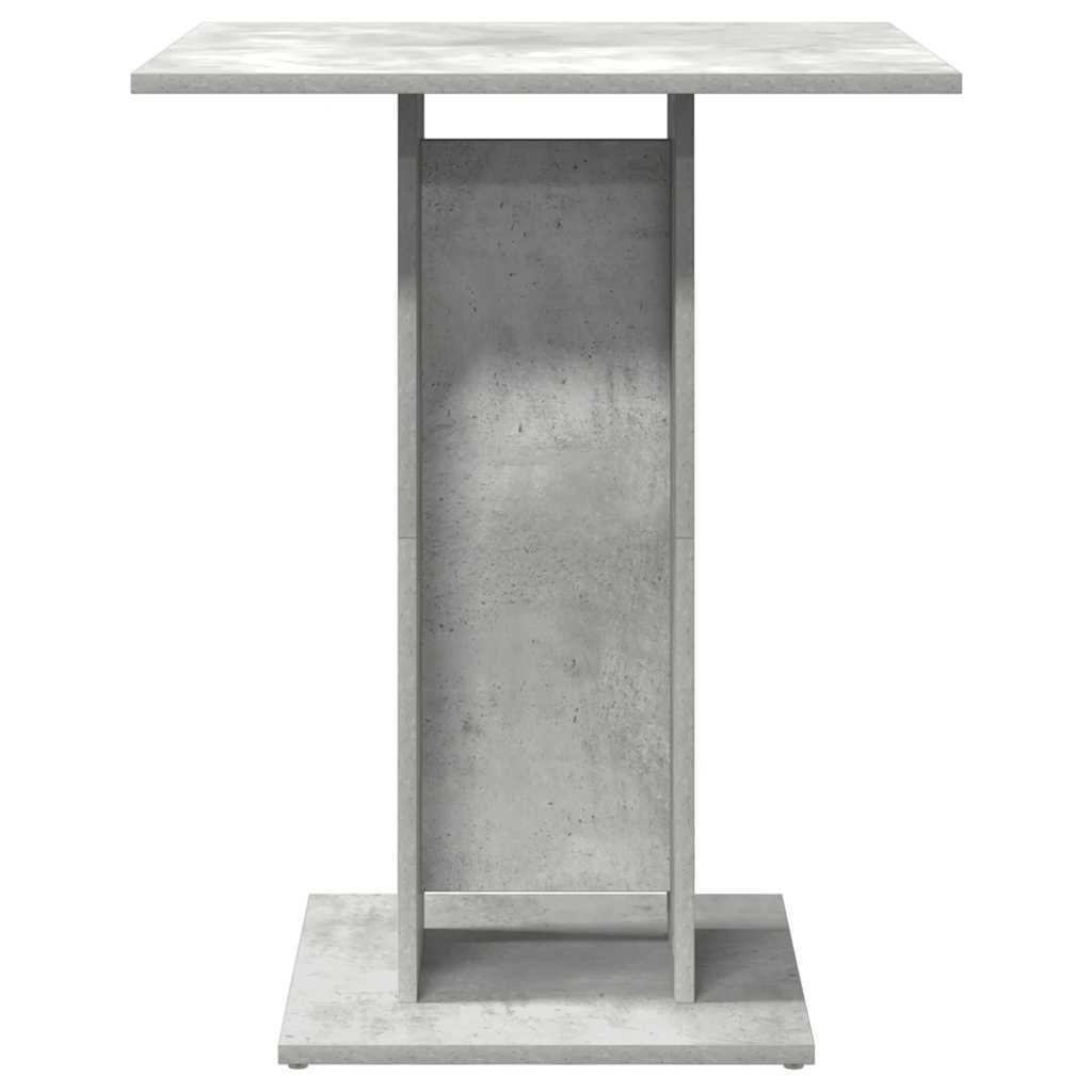 vidaXL Bistrotisch Betongrau 60x60x75 cm Holzwerkstoff