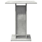 vidaXL Bistrotisch Betongrau 60x60x75 cm Holzwerkstoff