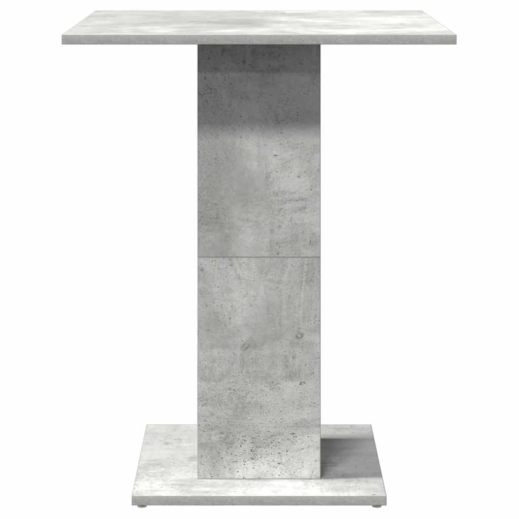 vidaXL Bistrotisch Betongrau 60x60x75 cm Holzwerkstoff