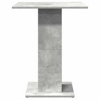 vidaXL Bistrotisch Betongrau 60x60x75 cm Holzwerkstoff