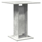 vidaXL Bistrotisch Betongrau 60x60x75 cm Holzwerkstoff