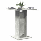 vidaXL Bistrotisch Betongrau 60x60x75 cm Holzwerkstoff