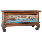 vidaXL Couchtisch 80x50x40 cm Teak Altholz