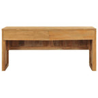 vidaXL TV-Schrank 100x35x45 cm Teak Massivholz