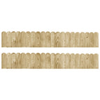 vidaXL Beeteinfassungen 2 Stk. 120 cm Imprägniertes Kiefernholz