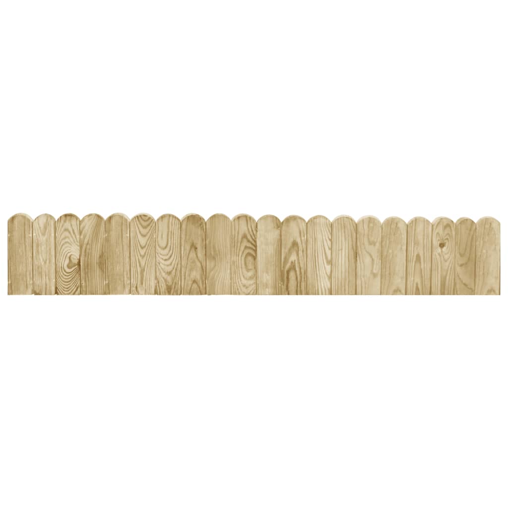 vidaXL Beeteinfassungen 2 Stk. 120 cm Imprägniertes Kiefernholz