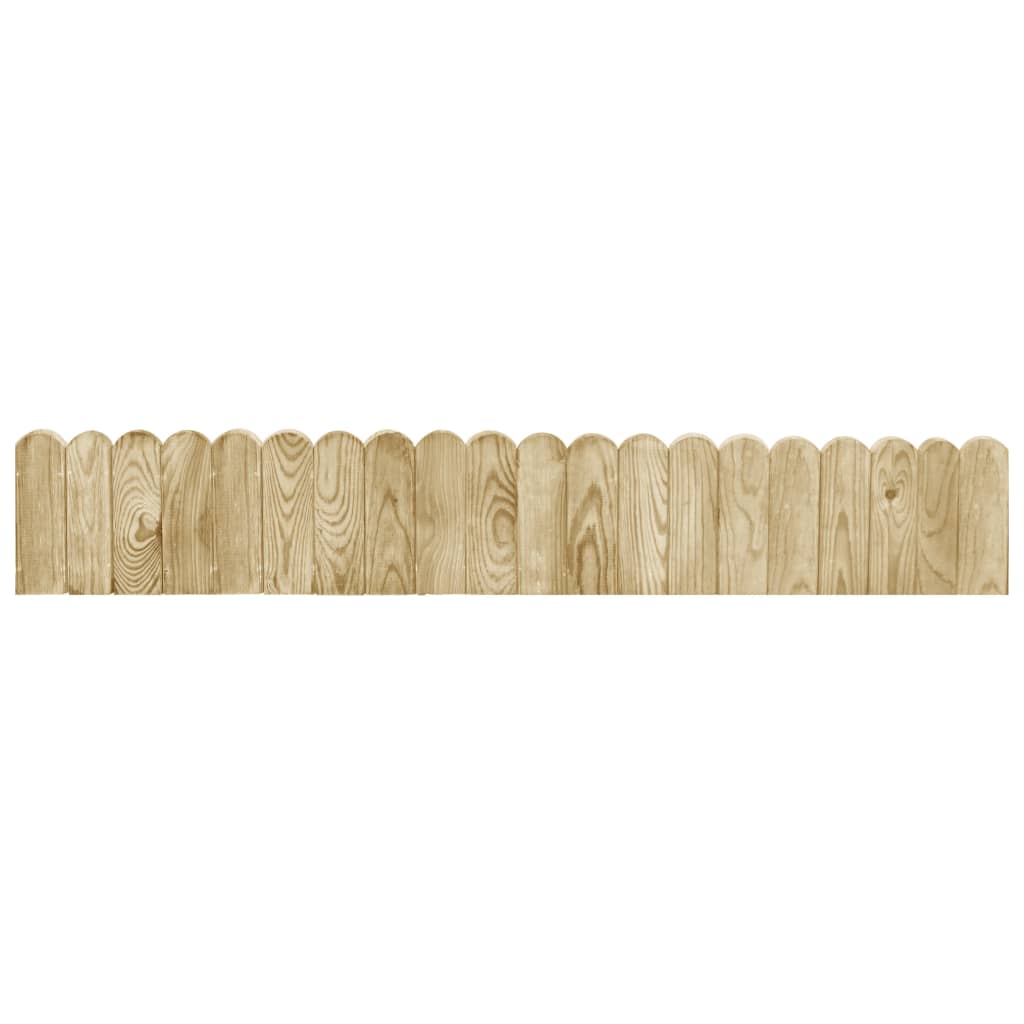 vidaXL Beeteinfassungen 3 Stk. 120 cm Kiefernholz Imprägniert
