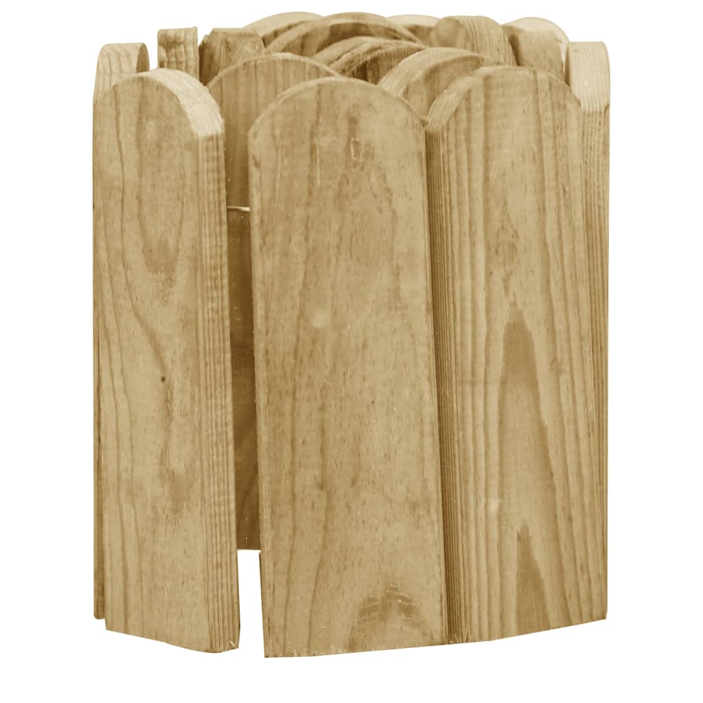 vidaXL Beeteinfassungen 3 Stk. 120 cm Kiefernholz Imprägniert