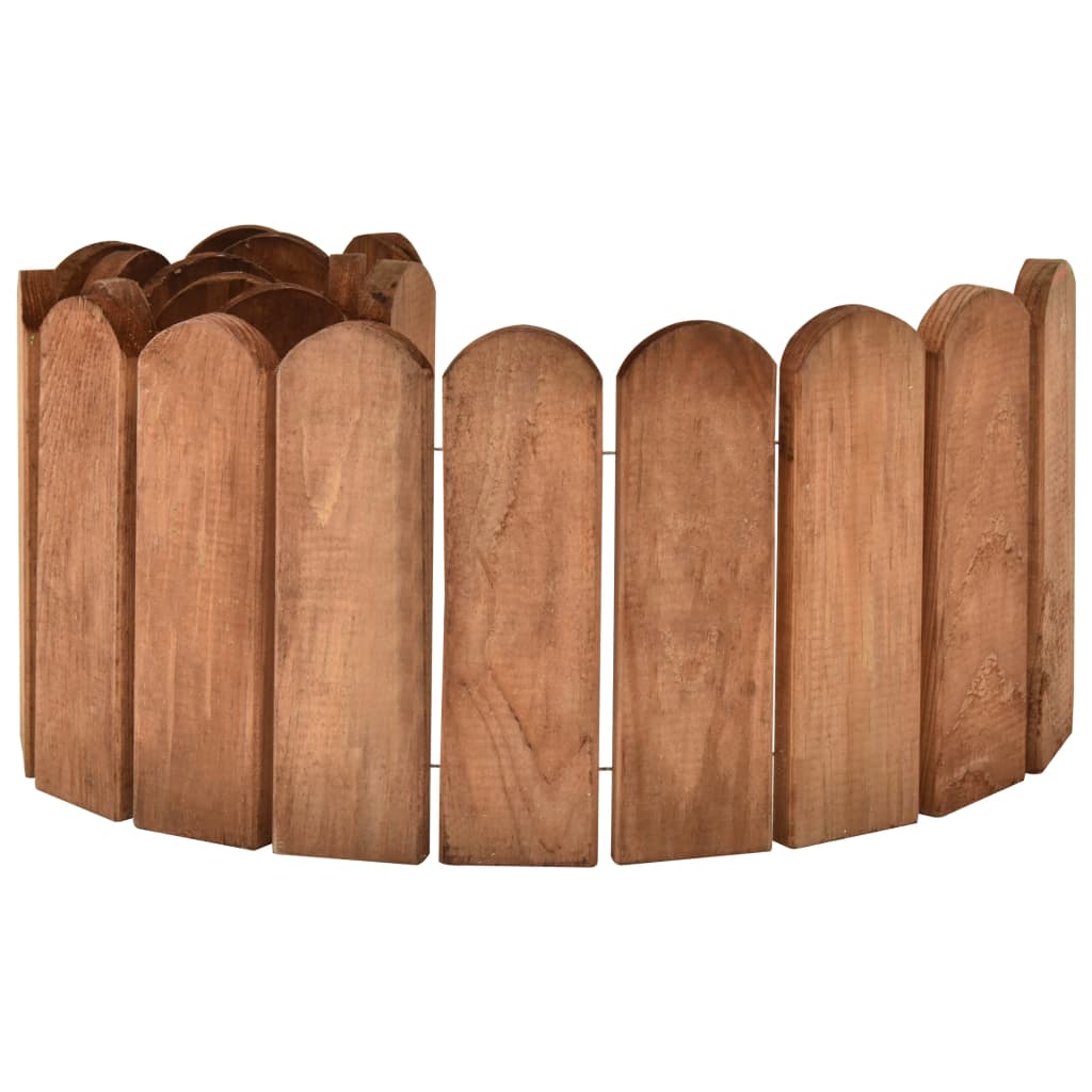 vidaXL Beeteinfassungen 2 Stk. 120 cm Kiefernholz Imprägniert