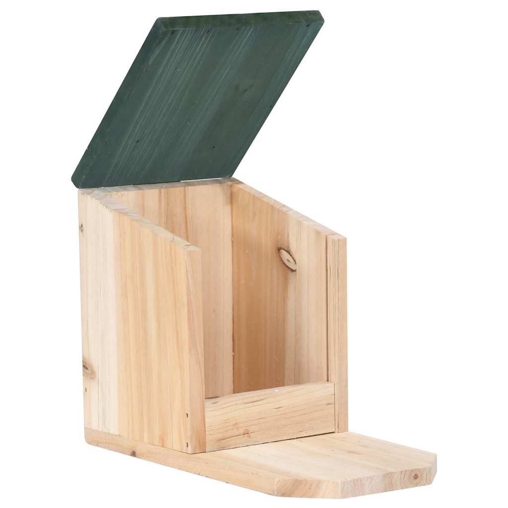vidaXL Eichhörnchen Futterhäuser 4 Stk. Tannenholz
