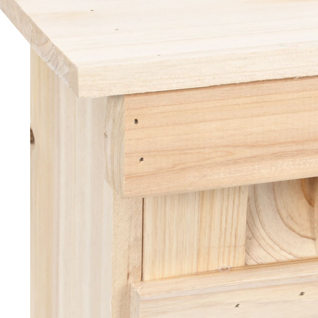 vidaXL Spatzenhaus 5-fach 68x15x21 cm Tannenholz