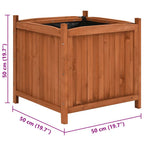 vidaXL Hochbeete 2 Stk. 50x50x50 cm Tannenholz