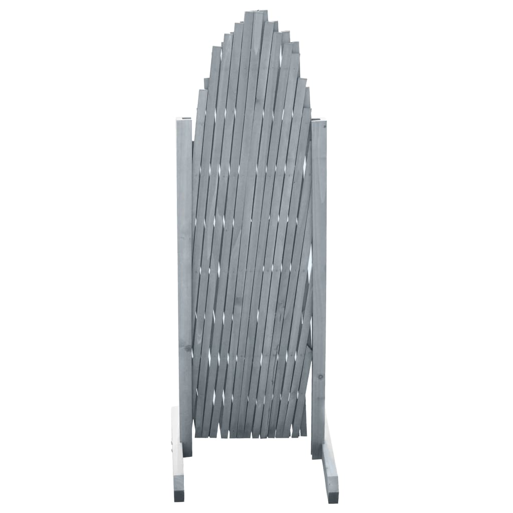 vidaXL Rankgitter Massivholz Tanne 1,8x1 m Grau