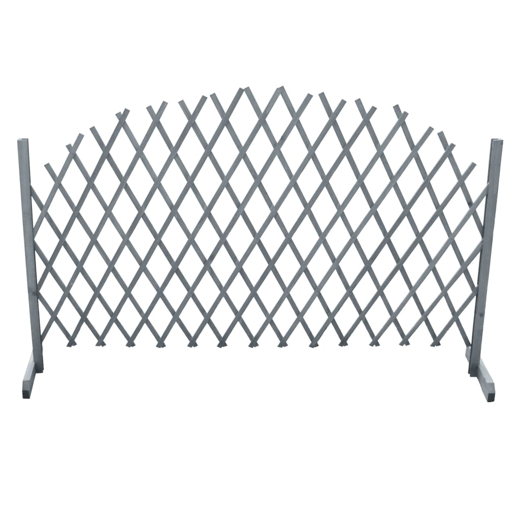 vidaXL Rankgitter Massivholz Tanne 1,8x1 m Grau