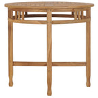 vidaXL 3-tlg. Garten-Essgruppe Teak Massivholz