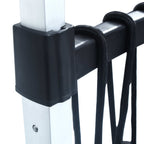 vidaXL Treppen-Transportwagen Klappbar 70 kg Aluminium Silbern