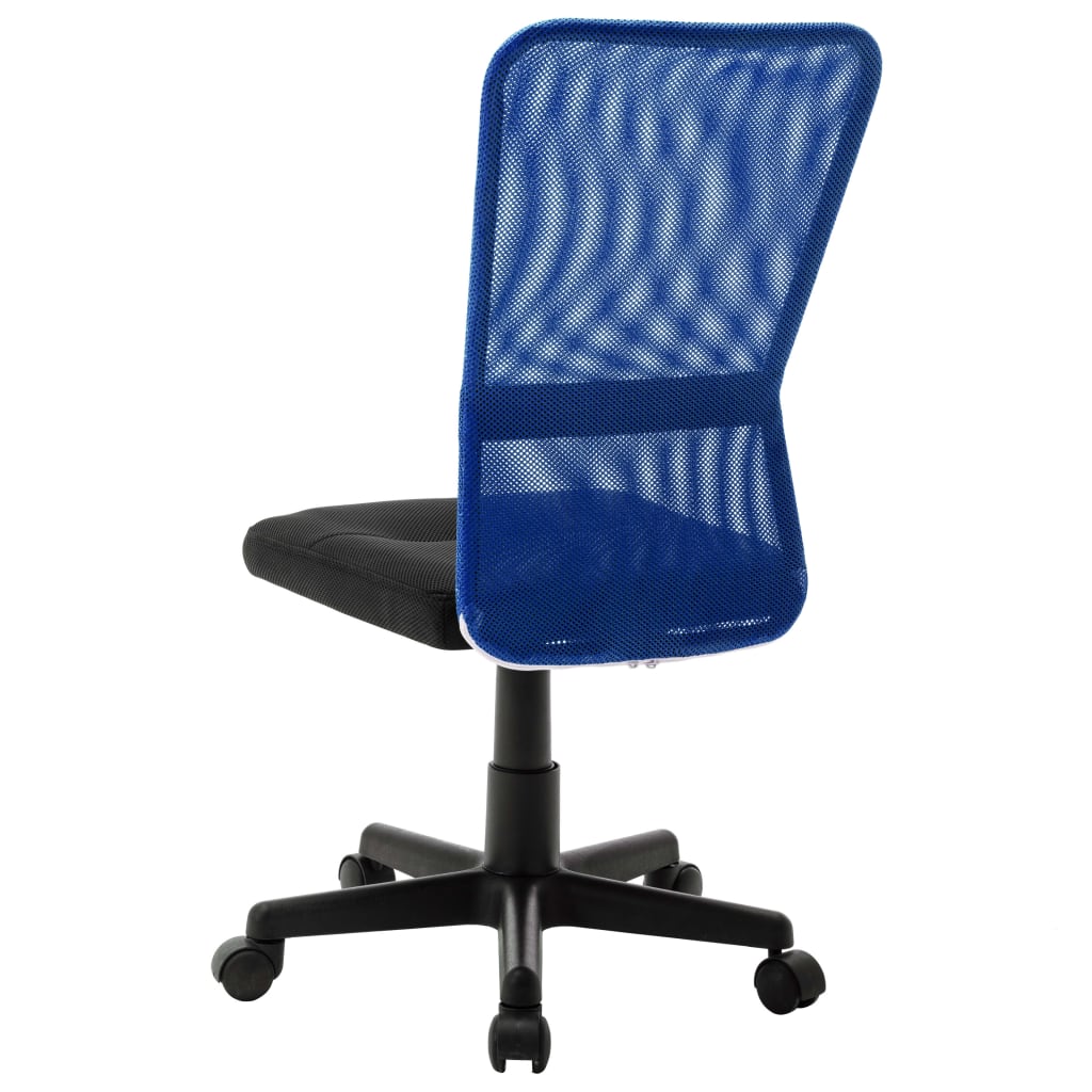 vidaXL Bürostuhl Schwarz und Blau 44x52x100 cm Netzgewebe