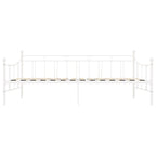 vidaXL Tagesbett-Rahmen Weiß Metall 90×200 cm
