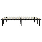 vidaXL Bett Schwarz Metall 120x200 cm
