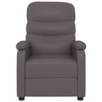 vidaXL Massagesessel Grau Kunstleder