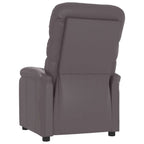 vidaXL Massagesessel Grau Kunstleder